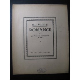 VIEUXTEMPS Henri Romance Violon Piano
