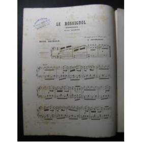 DESGRANGES E. Le Rossignol Piano XIXe
