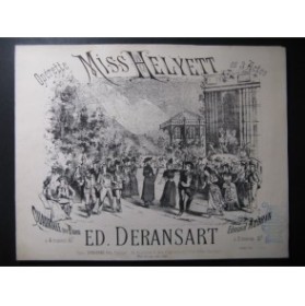 DERANSART Ed. Miss Helyett Piano 1890