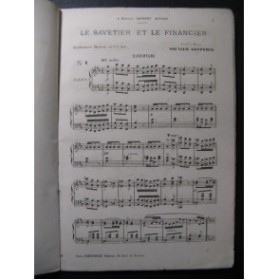 SOUNIER GEOFFROY Le Savetier et le Financier Chant Piano ca1870