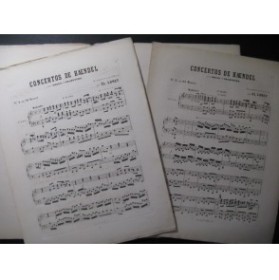 HAENDEL G. F. Concerto Clément Loret Orgue Piano 4 mains 1873