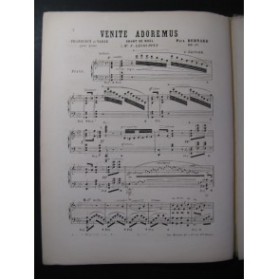 BERNARD Paul Venite Adoremus Piano 1858