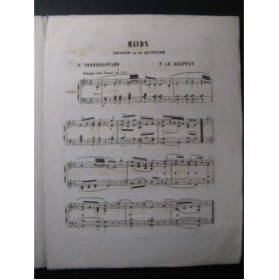 HAYDN Joseph Adagio Le Couppey Piano ca1870