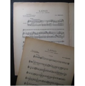 HAENDEL G. F. Largo Violoncelle Piano