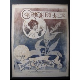 CHAMBROUX Blanche Criquette Piano 1898
