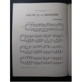 WITTMANN G. Galop de la Meunière Piano