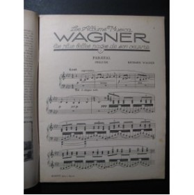 WAGNER Richard Album Musica Chant Piano