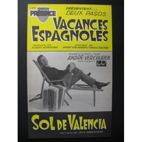 Vacances Espagnoles Sol de Valencia Verchuren 1968