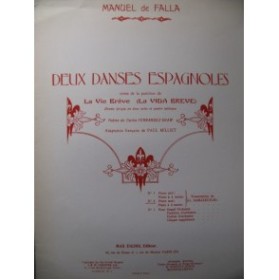 DE FALLA Manuel La Vie Brève No 2 Piano 1950