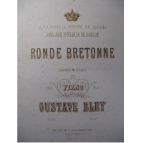 BLEY Gustave Ronde Bretonne Piano ca1860