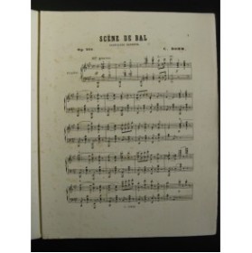 BOHM G. Scène de Bal Piano ca1880