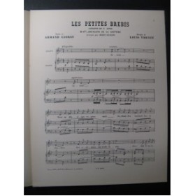 VARNEY Louis Les Petites Brebis No 8 Chant Piano 1895