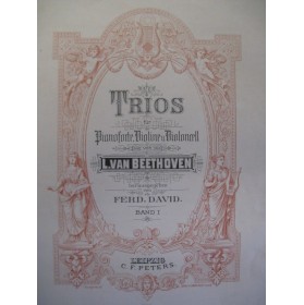 BEETHOVEN Ludwig van Trios Piano Violon Violoncelle