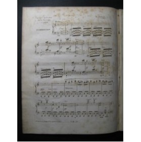 CHAULIEU Ch. La Barcarolle Piano 1831