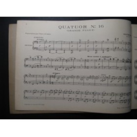 BEETHOVEN Quatuors à Cordes Vol 7 Piano 4 mains
