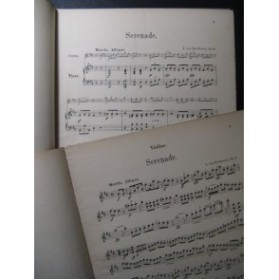 BEETHOVEN Sérénade op 8 Piano Violon