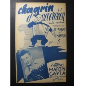 Chagrin d'accordéon Jo Privat R. Maurin Accordéon 1951