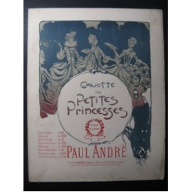 ANDRÉ Paul Gavotte des Petites Princesses Violon Piano XIXe