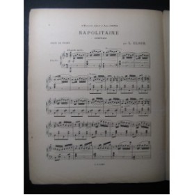 ELSEN L. Napolitaine Piano 1897