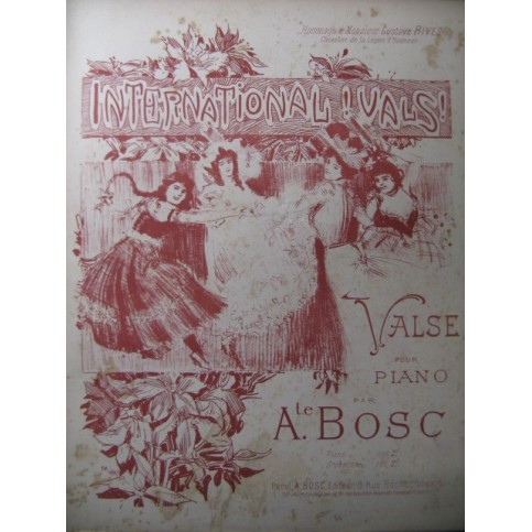 BOSC Auguste Internatioanl' Vals' Piano