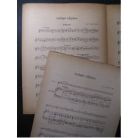 THOMÉ Francis Andante Religioso Violon Piano