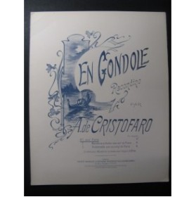 DE CRISTOFARO A. En Gondole Piano