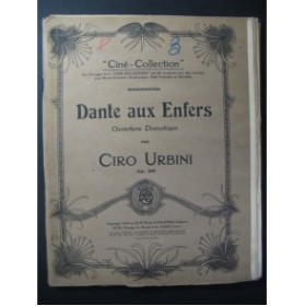 URBINI Ciro Dante aux Enfers Orchestre 1924