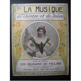 MAILLART A. Les Dragons de Villars Chant Piano 1908