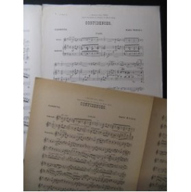 WESLY Emile Confidences Violon Piano 1902