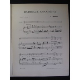 AUBERT Gaston Badinage Champêtre Pousthomis Chant Piano 1911
