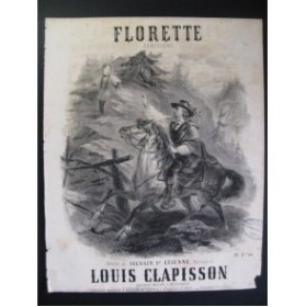 CLAPISSON Louis Florette Chant Piano ca1860