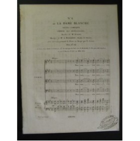 BOIELDIEU Adrien La Dame Blanche No 1 Chant Harpe ou Piano ca1825
