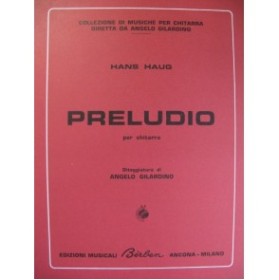 HAUG Hans Preludio Guitare 1970