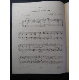 SCHMOLL A. Fanfare de Chasse Piano XIXe