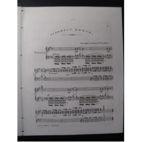 GOODBAN Henry W. The Girondin March Piano XIXe