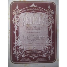 ZIEHRER C. M. Reliefs Piano 1862