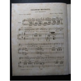 POURNY Charles Toujours Heureux Chant Piano ca1850