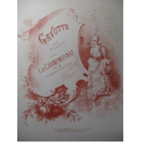DE CHAMPMOYNAT C. Gavotte Piano