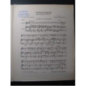 MESSAGER André Véronique No 1 Chant Piano 1926