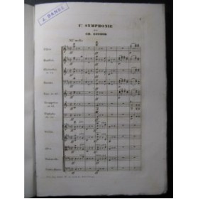 GOUNOD Charles 1ère Symphonie Orchestre ca1855