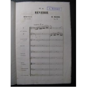 REBER Henri Rêverie Orchestre 1878
