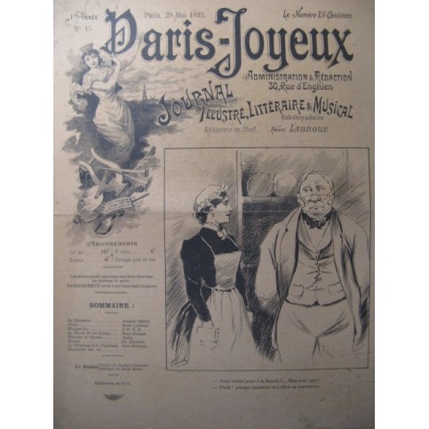 Paris-Joyeux Rosès Henri Le Soldat Chant Piano 1892
