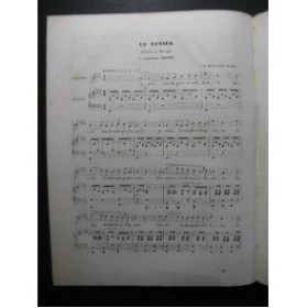 BÉRAT Frédéric Le Retour Chant Piano ca1850