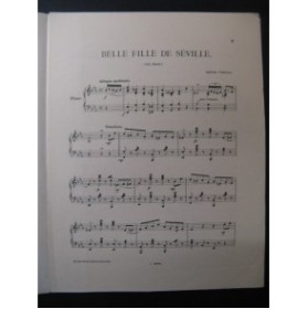 CZIBULKA Alphonse Belle Fille de Séville Piano ca1890