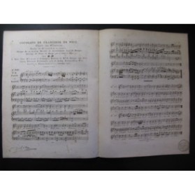 BERTON H. Françoise de Foix Couplets Chant Harpe ou Piano ca1810