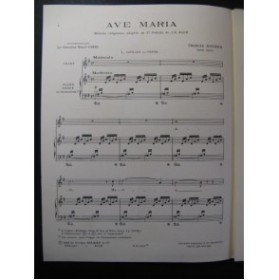 GOUNOD Charles Ave Maria Chant Orgue ou Piano