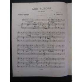 TROJELLI A. Les Fleurs Chant Piano XIXe