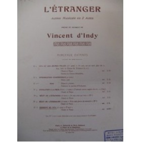 D'INDY Vincent Serment de Vita Chant Piano