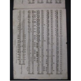 KUHLAU Fr. Lulu Ouverture Piano 4 mains ca1825