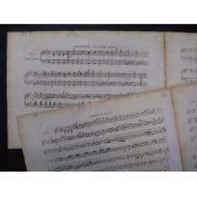 BAUDOUIN La Dame Blanche Quadrille Piano Flute ou Violon ca1830